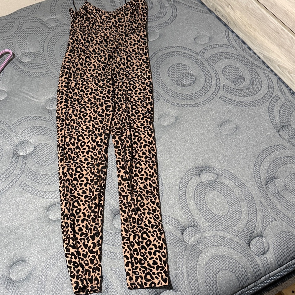 SHEIN Leopard Print Jumpsuit